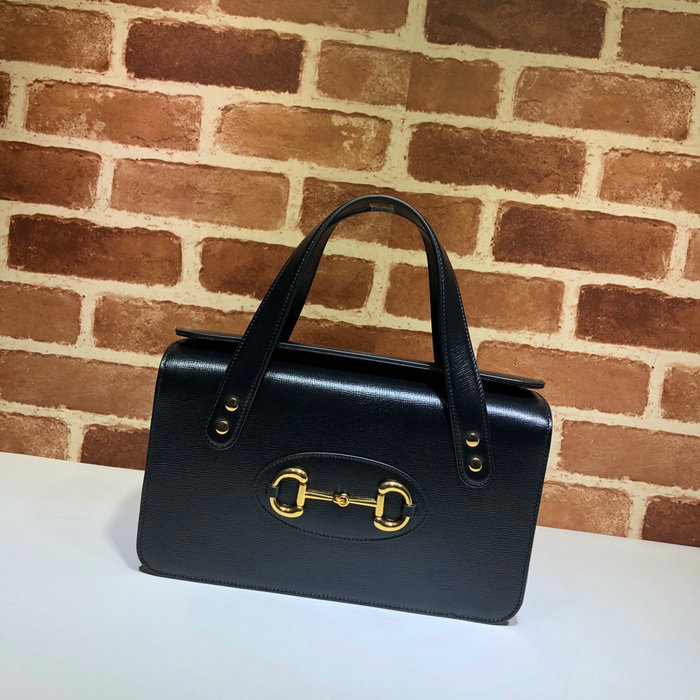 Gucci Horsebit 1955 Small Top Handle Bag Black 627323