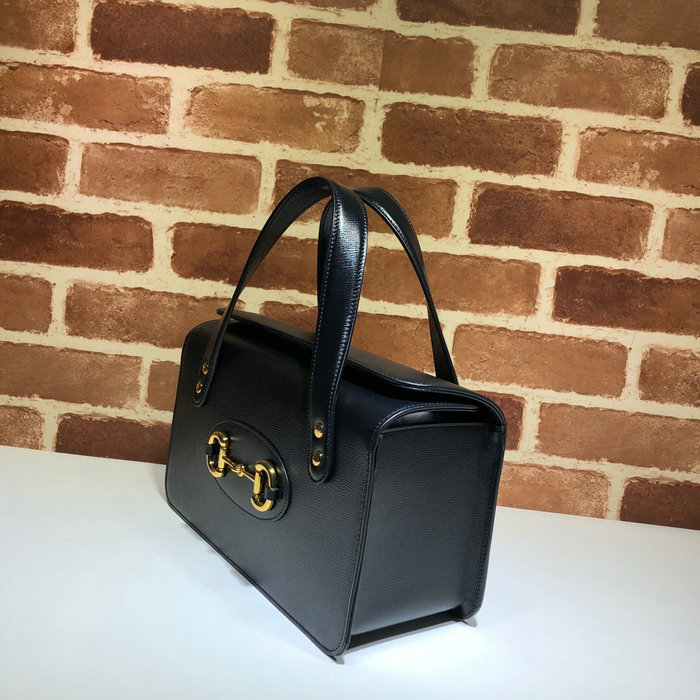 Gucci Horsebit 1955 Small Top Handle Bag Black 627323