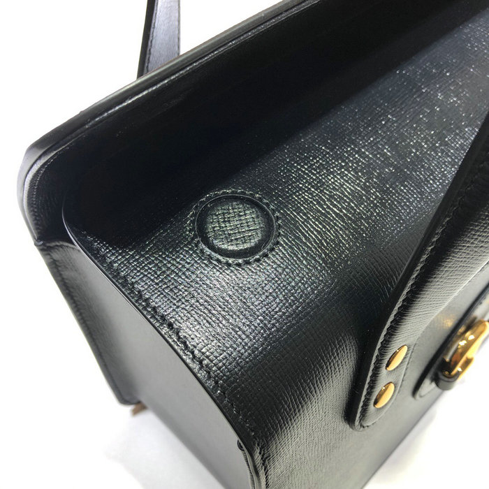 Gucci Horsebit 1955 Small Top Handle Bag Black 627323