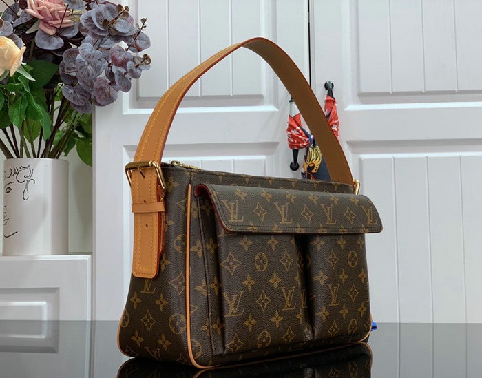 Louis Vuitton Monogram Viva Cite GM Shoulder Bag M51160