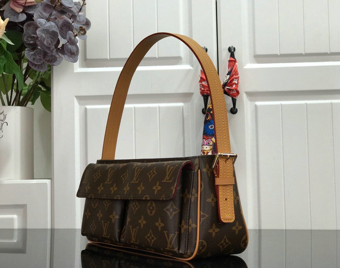 Louis Vuitton Monogram Viva Cite MM Shoulder Bag M51164