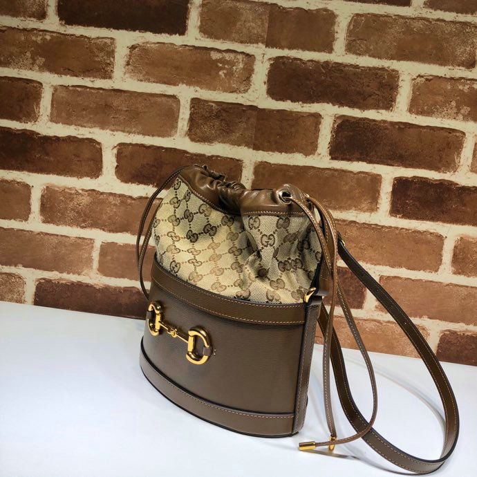 Gucci Horsebit 1955 bucket bag Brown 602118