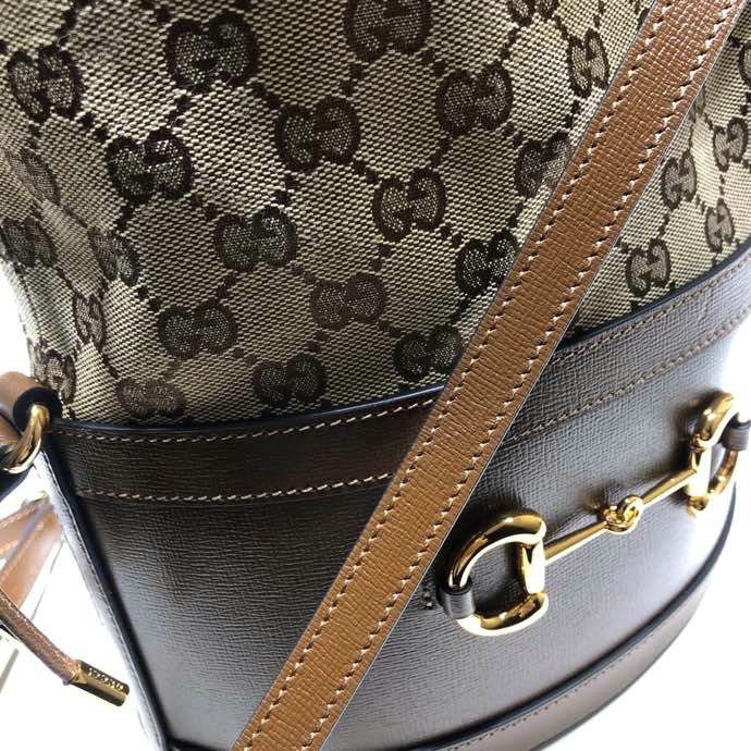 Gucci Horsebit 1955 bucket bag Brown 602118