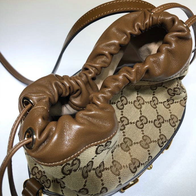 Gucci Horsebit 1955 bucket bag Brown 602118