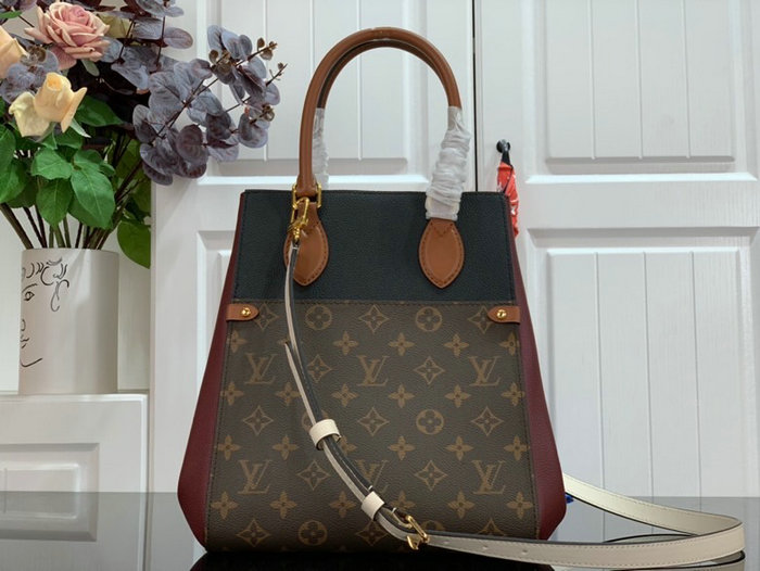 Louis Vuitton Fold Tote MM Black M45409