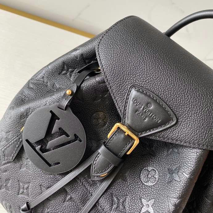 Louis Vuitton Montsouris Backpack Black M45205