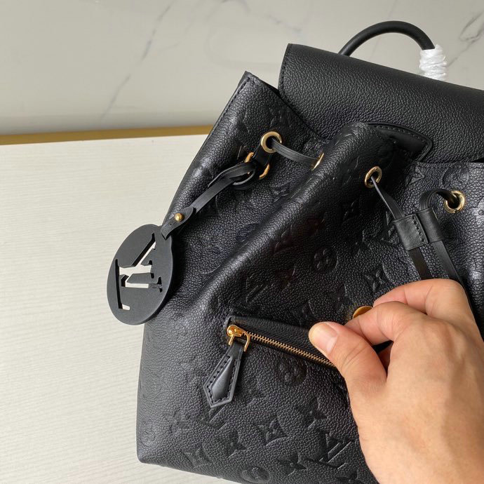 Louis Vuitton Montsouris Backpack Black M45205