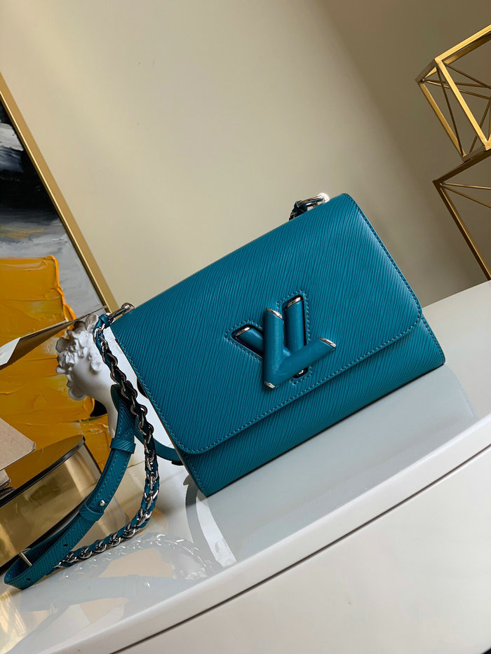 Louis Vuitton Epi Leather Twist MM Blue M50282