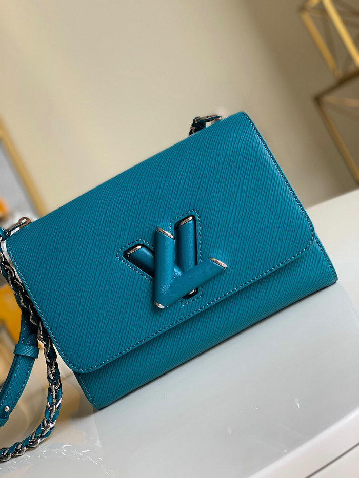 Louis Vuitton Epi Leather Twist MM Blue M50282