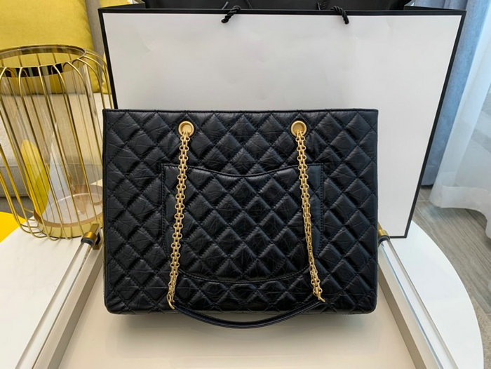 Chanel Calfskin Shoulder Bag Black AS6611