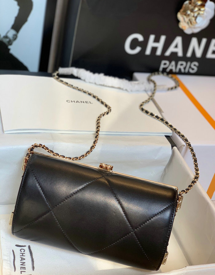 Chanel Lambskin Clutch Bag A13102