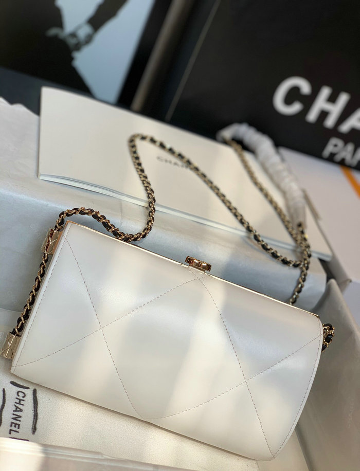 Chanel Lambskin Clutch Bag A13102