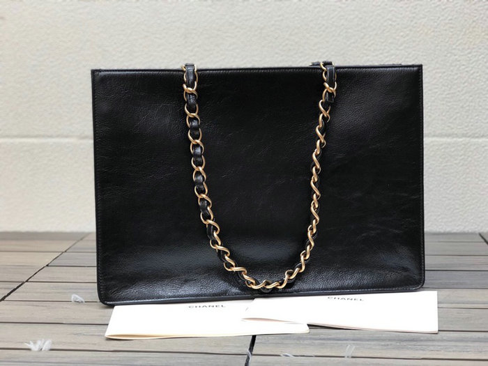 Chanel Shiny Aged Calfskin Shopping Bag AS1943