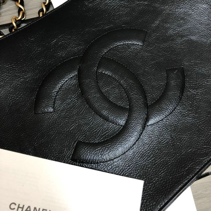 Chanel Shiny Aged Calfskin Shopping Bag AS1943