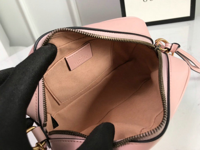 Gucci GG Marmont Matelasse Mini Bag Pink 448065