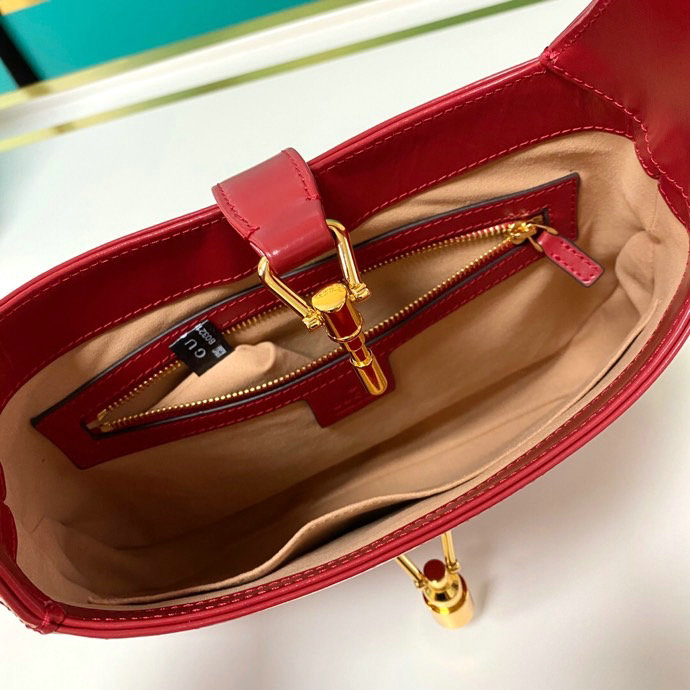 Gucci Jackie 1961 Small Hobo Bag Red 636709