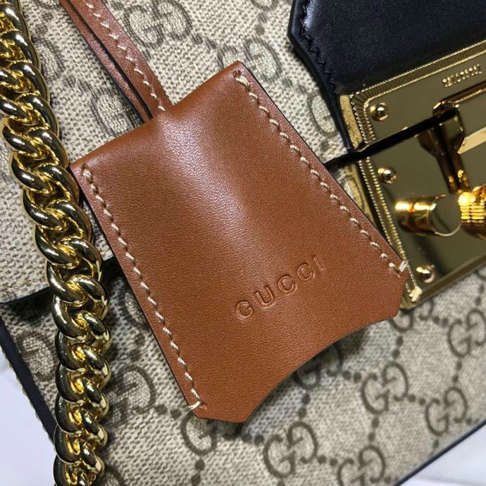 Gucci Padlock GG Small Bamboo Shoulder Bag 603221