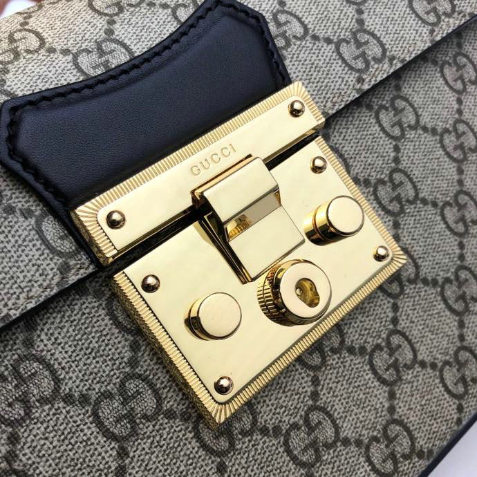 Gucci Padlock GG Small Bamboo Shoulder Bag 603221