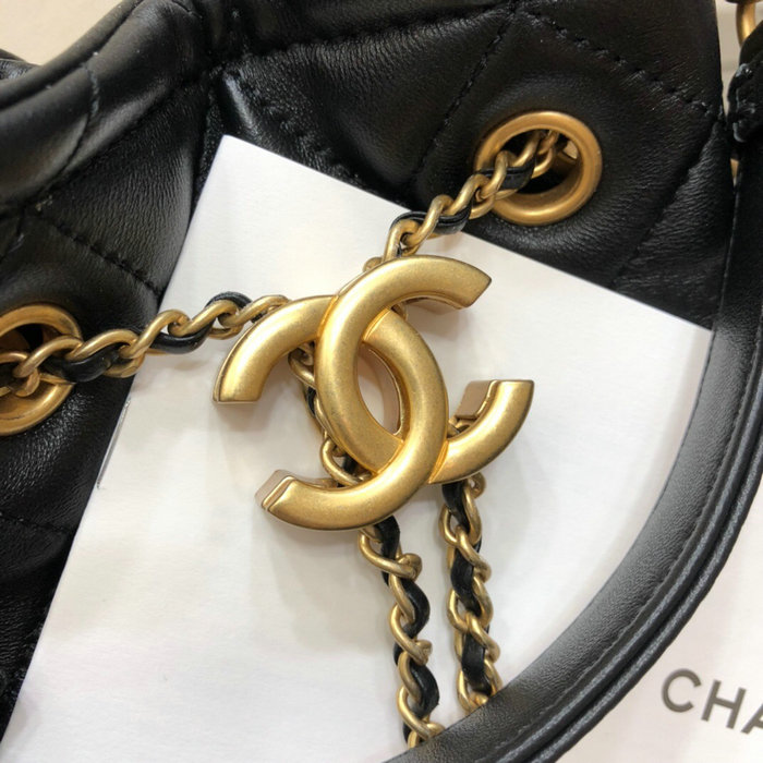 Chanel Lambskin Bucket Bag AS2057