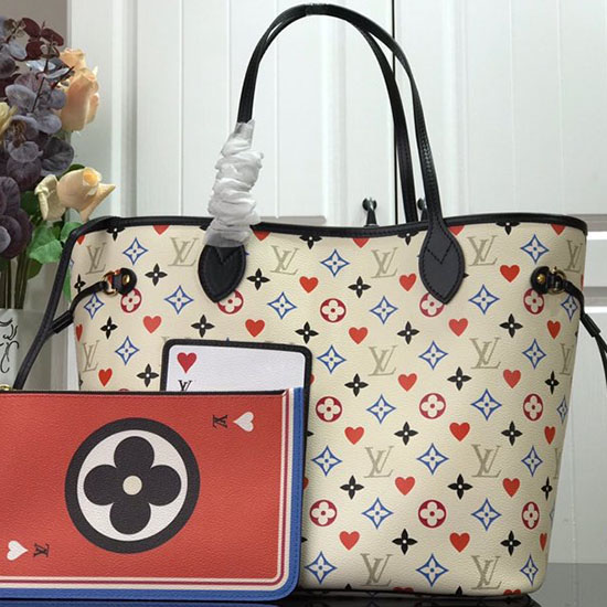 Louis Vuitton Game On Neverfull MM Tote Bag M57462