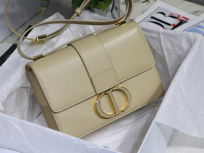 Dior 30 Montaigne Calfskin Bag Beige M9030