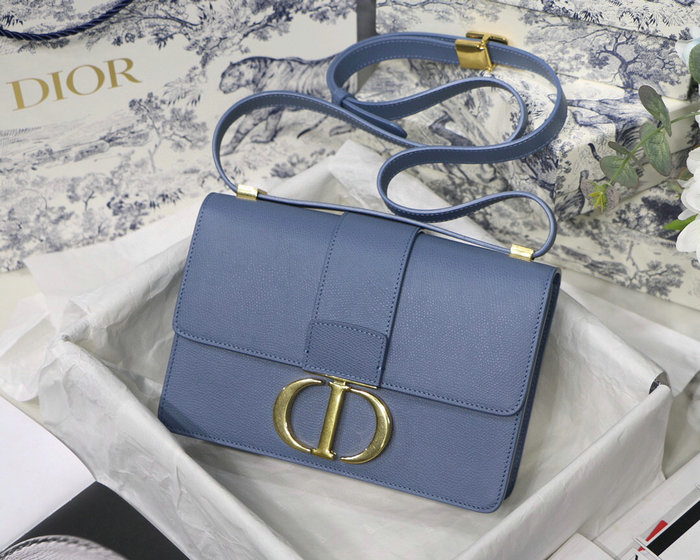 Dior 30 Montaigne Calfskin Bag Blue M9030