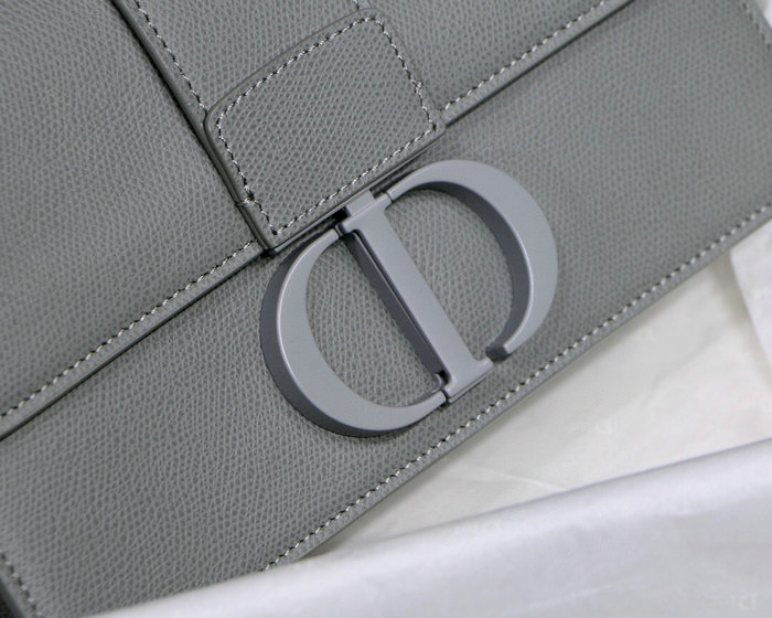 Dior 30 Montaigne Calfskin Bag Grey M9030