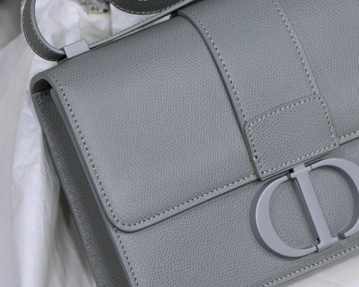 Dior 30 Montaigne Calfskin Bag Grey M9030