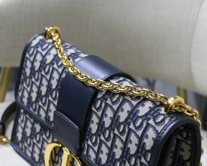 Dior 30 Montaigne Chain Bag Blue M9208