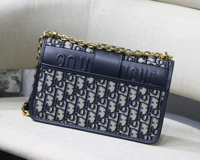 Dior 30 Montaigne Chain Bag Blue M9208