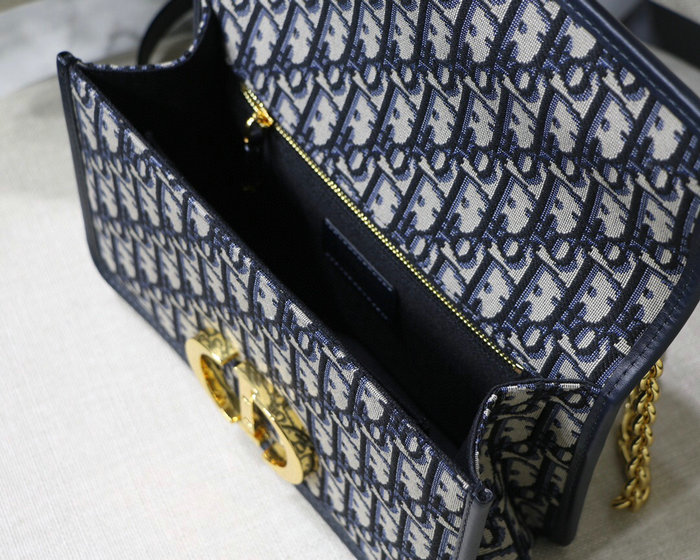 Dior 30 Montaigne Chain Bag Blue M9208