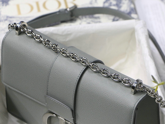 Dior Grained Calfskin 30 Montaigne Chain Bag Grey M9208