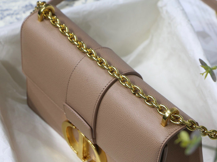 Dior Grained Calfskin 30 Montaigne Chain Bag Nude M9208