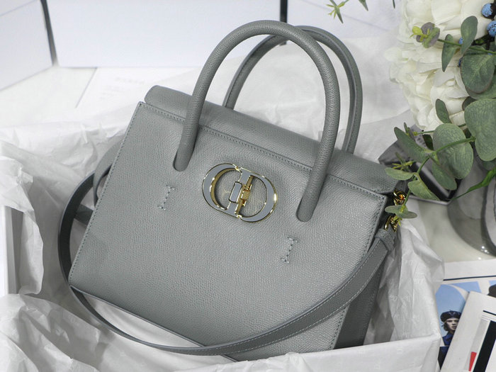 Dior Medium St Honore Tote Grey M8012