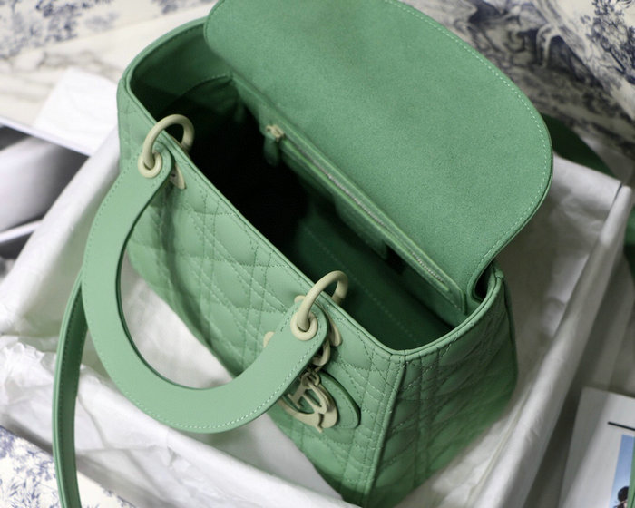 Lady Dior Ultra-Matte Bag Green D92401