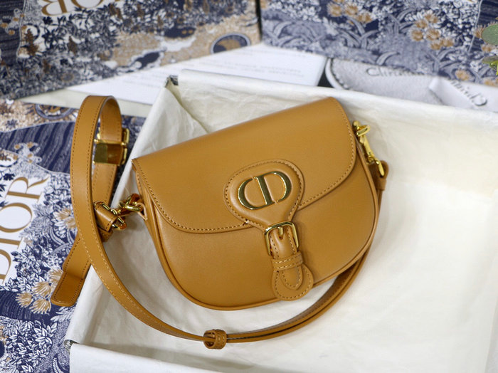 Medium Dior Box Calfskion Bobby Bag Camel M9319