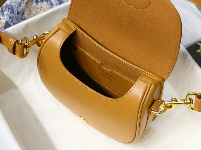 Medium Dior Box Calfskion Bobby Bag Camel M9319