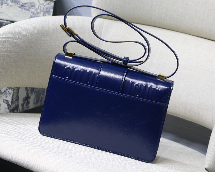 Dior 30 Montaigne Calfskin Bag Blue M9030