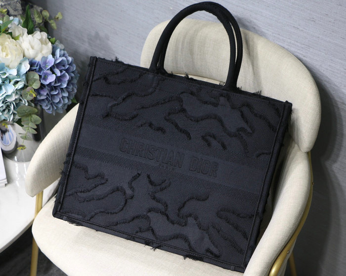 Dior Embroidered Canvas Book Tote MD12874