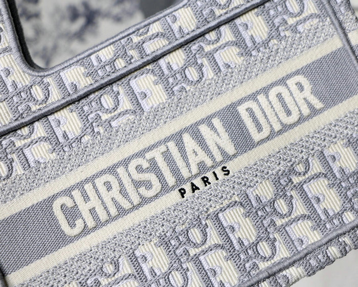 Dior Mini Book Tote Grey M1286