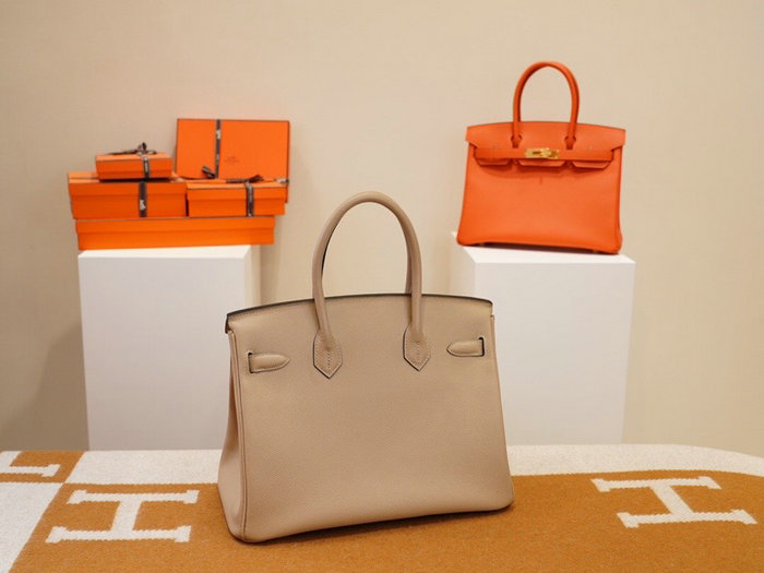 Hermes Epsom Leather Birkin Bag Beige HB253035