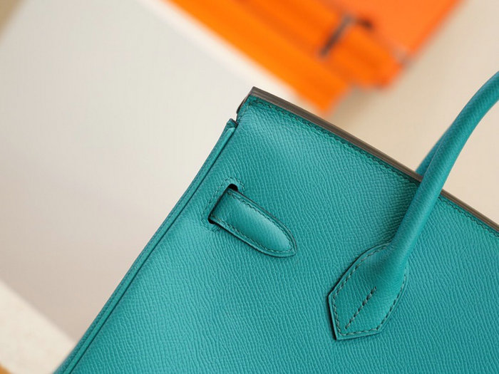 Hermes Epsom Leather Birkin Bag Green HB253035