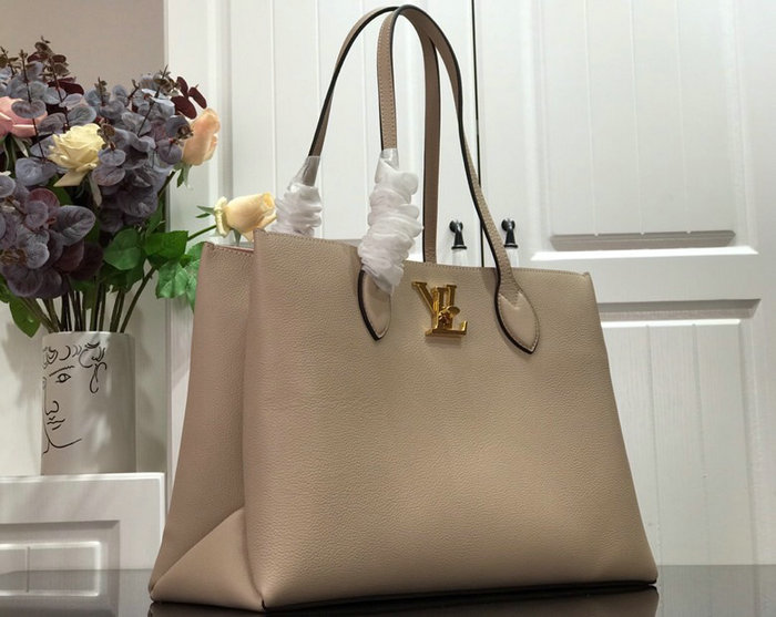 Louis Vuitton Lockme Shopper Greige M57346