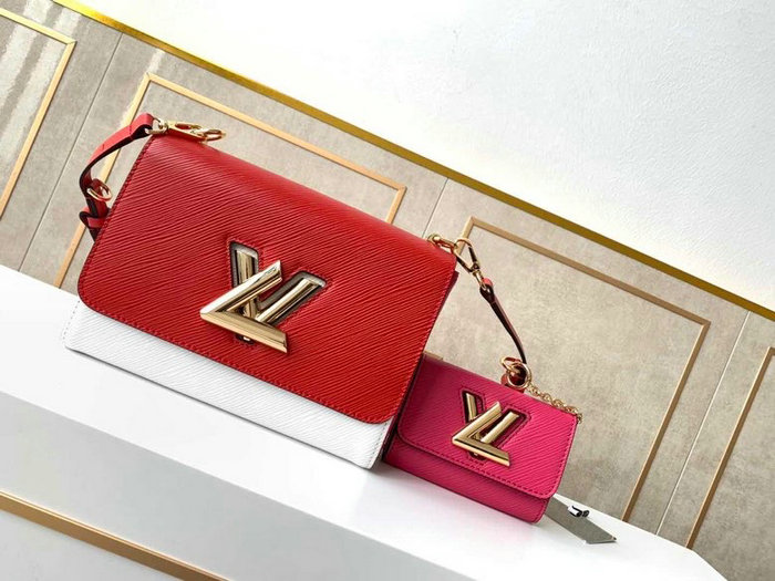 Louis Vuitton Twist MM and Twisty Red M55683