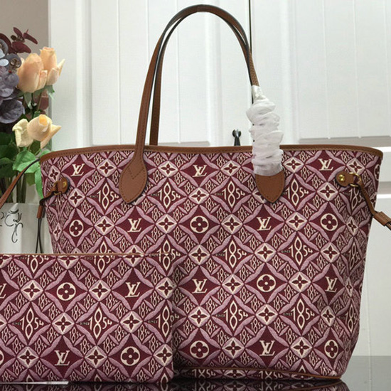 Louis Vuitton SINCE 1854 NEVERFULL MM Bordeaux M57230