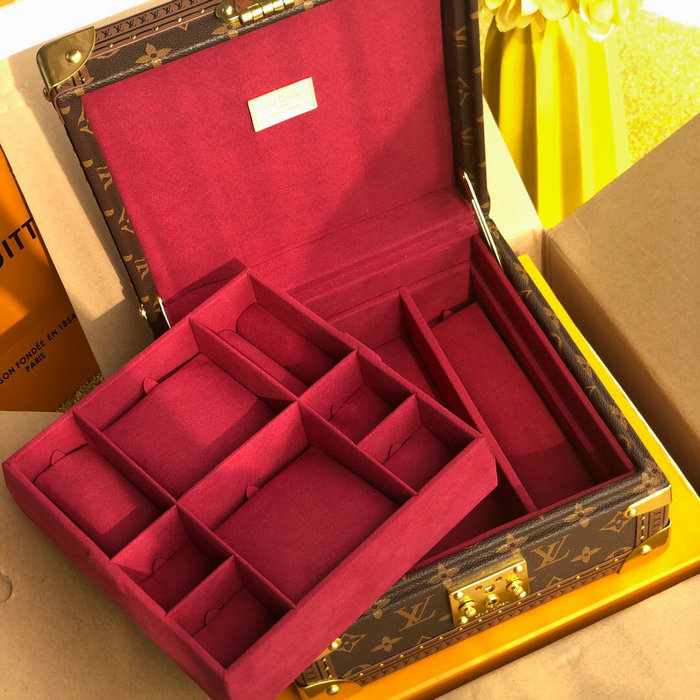 Louis Vuitton Jewelry Box Burgundy M20040