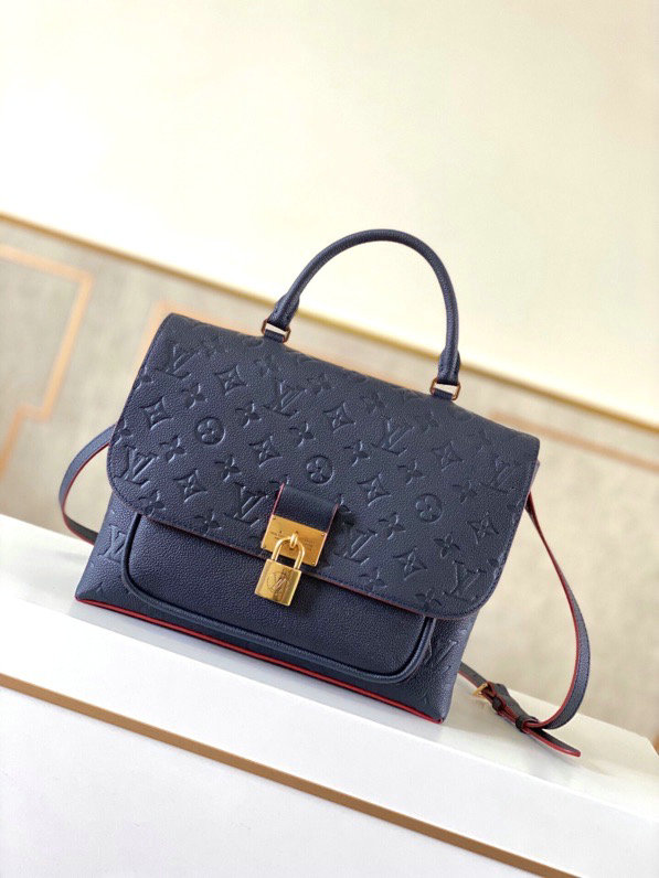 Louis Vuitton Monogram Empreinte Marignan Blue M44544