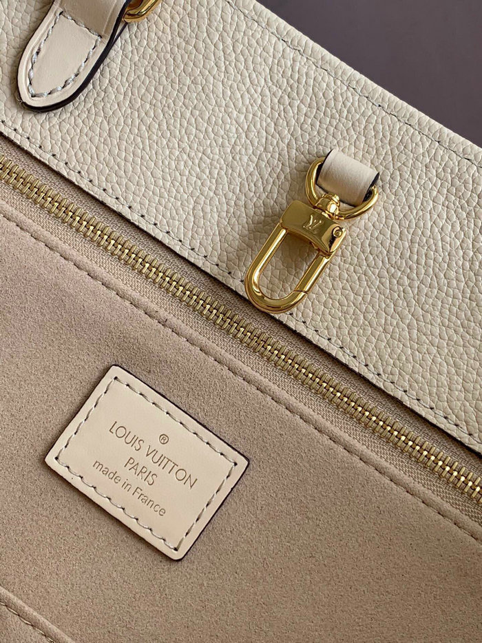 Louis Vuitton Onthego GM Cream M44925