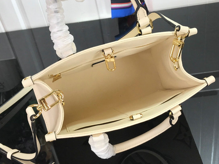 Louis Vuitton Onthego PM Cream M45654