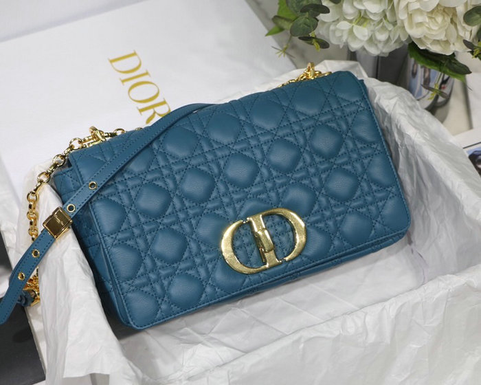 Dior Caro Bag Indigo Blue DM8016